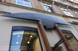 Viennaslide-00015323 Wien, Geschäftsportal Juwelier Schullin von Hans Hollein, Kohlmarkt