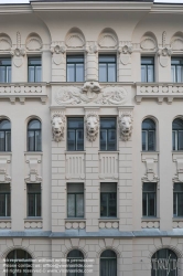 Viennaslide-00070145 Wien, Mondscheingasse, Gründerzeitfassade - Vienna, Tenement Facade