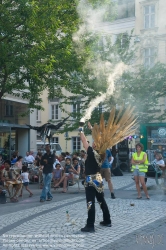 Viennaslide-00070169 Wien, Siebensternplatz, Straßentheater - Vienna, Street Festival