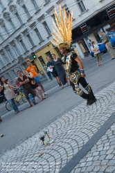 Viennaslide-00070171 Wien, Siebensternplatz, Straßentheater - Vienna, Street Festival