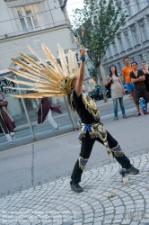 Viennaslide-00070172 Wien, Siebensternplatz, Straßentheater - Vienna, Street Festival