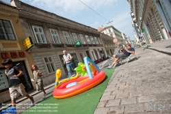 Viennaslide-00080145 Wien, Langegasse, Autofreie Gasse, Asphaltpiraten