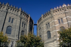 Viennaslide-00113029 Wien, Gasometer vor Umbau