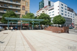 Viennaslide-00120115 Wien, Meidlinger Hauptstraße, Entwurf von Boris Podrecca, Fertigstellung 1994