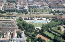 Viennaslide-00160009 Wien, Kongressbad, Luftbild - Vienna, Aerial View