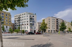 Viennaslide-00221165f Wien, Stadtentwicklungsbeiet Seestadt Aspern, Hannah-Arendt-Platz - Vienna, City Development Area Seestadt Aspern, Hannah-Arendt-Platz