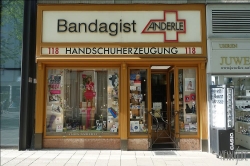 Viennaslide-00241501 Wien Mariahilfer Straße, Bandagist Anderle