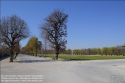 Viennaslide-00291306 Wien, wegen COVID-19 geschlossener Bundesgarten Augarten // Vienna, public park Augarten closed due to COVID-19