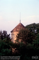 Viennaslide-00380267 Wien, Schloss Neugebäude, Turm der Umfassungsmauer - Vienna, Neugebaeude Palace