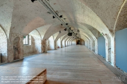 Viennaslide-00380378f Wien, Schloss Neugebäude, Untergeschoß, Tanzsaal - Vienna, Neugebaeude Palace, Interior Lower Floor