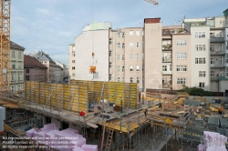 Viennaslide-00470601 Wien, Baustelle des Wohnbaus Beatrixgasse 11