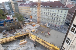 Viennaslide-00470608 Wien, Baustelle des Wohnbaus Beatrixgasse 11