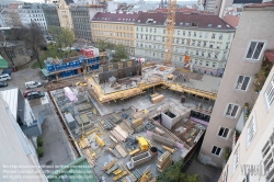 Viennaslide-00470610 Wien, Baustelle des Wohnbaus Beatrixgasse 11