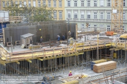 Viennaslide-00470621 Wien, Baustelle des Wohnbaus Beatrixgasse 11