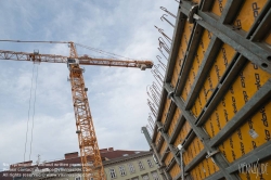 Viennaslide-00470660 Wien, Baustelle des Wohnbaus Beatrixgasse 11, Schalung