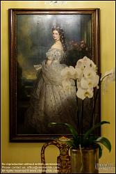 Viennaslide-00560151 Wien, Hotel Imperial, F.X.Winterhalter, Gemälde Kaiserin Elisabeth (Sisi) // Vienna, Hotel Imperial, F.X.Winterhalter, Painting Empress Elisabeth (Sisi)