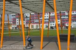 Viennaslide-00572065 Wien, Stadtentwicklungsgebiet Nordbahnhofgelände, Wohnen am Park - Vienna, City Development Area Nordbahnhofgelaende, Wohnen am Park