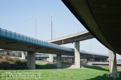 Viennaslide-00811112 Wien, Autobahn, Brücken der Südosttangente - Vienna, Highway Bridges