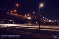 Viennaslide-00821119 Autoverkehr, Autobahn bei Nacht - Traffic, Highway at Night