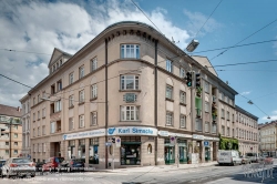 Viennaslide-00420160f Wien, Gemeindebau des 'Roten Wien' - Vienna, Council Tenement Block, 'Red Vienna', Bergsteiggasse 28, Hernalser Hauptstraße 56, Otto Rudolf Polak-Hellwig 1924