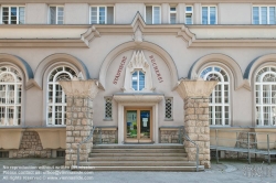 Viennaslide-00421541 Wien, Gemeindebau des 'Roten Wien' - Vienna, Council Tenement Block, 'Red Vienna', Anlage Sandleiten, Emil Hoppe & Otto Schönthal, Franz Matuschek (Bauteil I–IV)