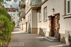 Viennaslide-00425547f Wien, Gemeindebau des 'Roten Wien' - Vienna, Council Tenement Block, 'Red Vienna', Hueber-Hof, Quellenstraße 24B, Heinrich Schopper, Alfred Chalusch 1931