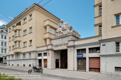 Viennaslide-00425853f Wien, Gemeindebau des 'Roten Wien' - Vienna, Council Tenement Block, 'Red Vienna', Türkenritthof, Hernalser Hauptstraße 190–192, Paul Hoppe 1928