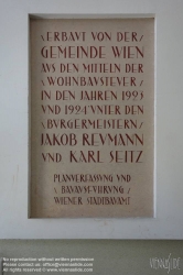 Viennaslide-00427533 Wien, Gemeindebau des 'Roten Wien' - Vienna, Council Tenement Block, 'Red Vienna', Balderichgasse 23-29, Karl Ehn 1924