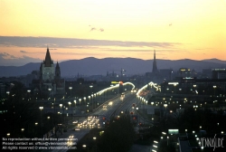 Viennaslide-01000124 Wien, Stadtpanorama, Reichsbrücke