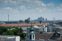 Viennaslide-01000268 Wien, Blick über den Alsergrund - Vienna, Panorama, 8th District