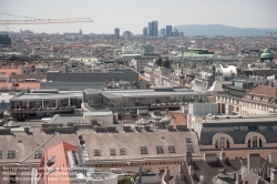 Viennaslide-01000322 Wienpanorama, Blick vom Stephansdom über Wien