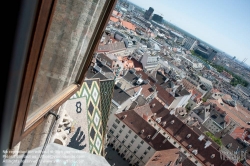 Viennaslide-01000326 Wienpanorama, Blick vom Stephansdom über Wien