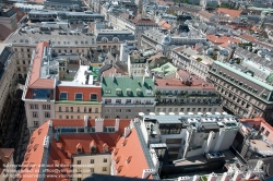 Viennaslide-01000328 Wienpanorama, Blick vom Stephansdom über Wien