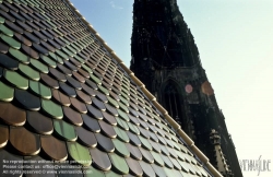 Viennaslide-01010414 Wien, Stephansdom, Dachbereich - Vienna, St. Stephens Cathedral, Roof