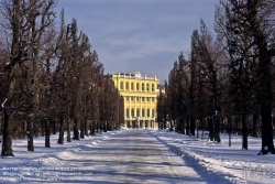 Viennaslide-01020123 Wien, Schloß Schönbrunn, Gartenfassade - Vienna, Schoenbrunn Palace, Garden Facade