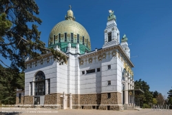 Viennaslide-01051401f Wien, Kirche am Steinhof (auch Kirche zum Heiligen Leopold) von Otto Wagner 1904-1907 - Vienna, Steinhof Church (or St Leopold Church) by Otto Wagner 1904-1907