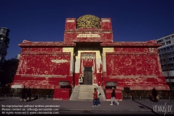 Viennaslide-01051948 Wien, Secession, Kunstaktion von Marcus Geiger 1998