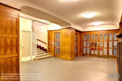 Viennaslide-01053111f Vien, Verlagshaus Vorwärts, Hubert Gessner und Rudolf Perco 1909, Foyer