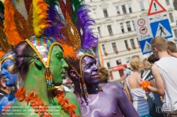 Viennaslide-01110803 Wien, Regenbogenparade 2010 - Vienna, Rainbow Parade 2010