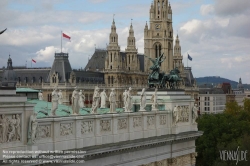 Viennaslide-01114235 Wien, Ringstraße, Parlamentsgebäude, Dachbereich - Vienna, House of Parliament