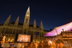 Viennaslide-01116148 Wien, Opernfilmfestival Rathausplatz - Vienna, Music Film Festival in Front of the Town Hall