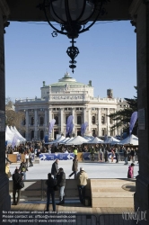 Viennaslide-01116383 Wien, Rathaus, Eistraum - Vienna, Town Hall, Eistraum, Ice Rink