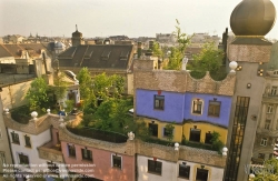 Viennaslide-01121143 Wien, Hundertwasserhaus - Vienna, Hundertwasser House