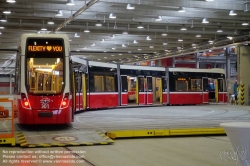 Viennaslide-03540101 Wien, Präsentation der neuen Straßenbahn Bombardier Flexity - Vienna, Bombardier Flexity Tramway Presentation