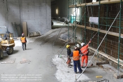 Viennaslide-03610337 Wien, U-Bahn, Verlängerung der Linie U1 Richtung Oberlaa, Baulos U1/10 Troststraße, Stationsschacht Klausendorfer Straße