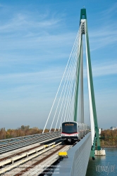 Viennaslide-03620184 Wien, U-Bahn-Linie U2, Donaustadtbrücke