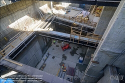 Viennaslide-03620703 Wien, U-Bahn-Baustelle Matzleinsdorferplatz, Baugrubenaussteifung