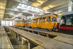 Viennaslide-03712208 Wien, Straßenbahnremise Floridsdorf der Wiener Linien // Vienna, Tramway (Streetcar) Depot Floridsdorf 