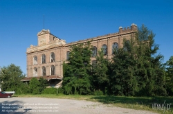 Viennaslide-04302703 Niederösterreich, Pottendorf, Baumwollspinnfabrik, heute bis auf die Fassade abgerissen und zum Wohnhaus umgebaut - Lower Austria, Pottendorf, Spinnery