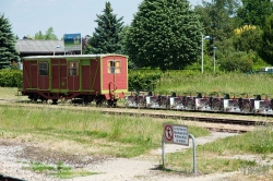 Viennaslide-04385516 Wieselburg, Bahnhof